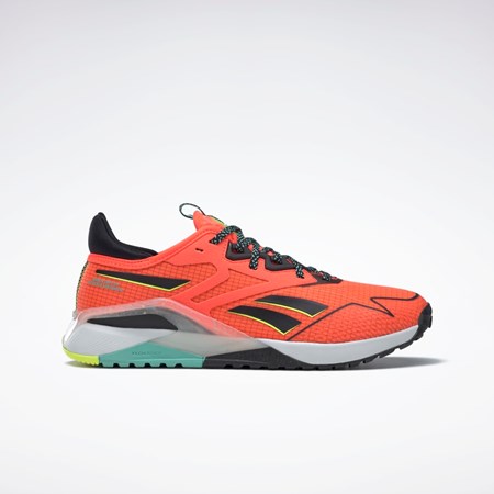 Reebok Nano X2 TR Adventure Trænings Shoes Orange Sort Gul | RCE240871