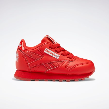 Reebok Popsicle Classic Leather Shoes - Toddler Rød Rød Rød | IOU051476