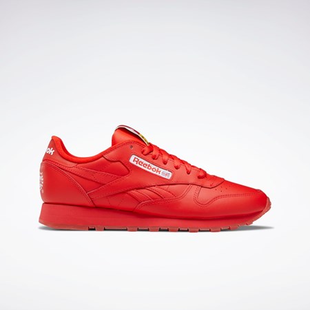 Reebok Popsicle Classic Leather Shoes Rød Rød Rød | OAV902648