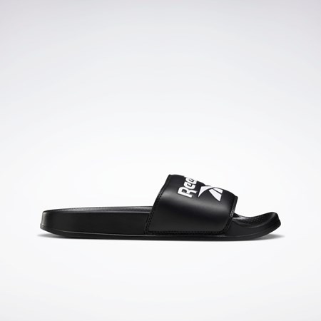 Reebok Reebok Classic Slides Sort Hvide Sort | GBI341789