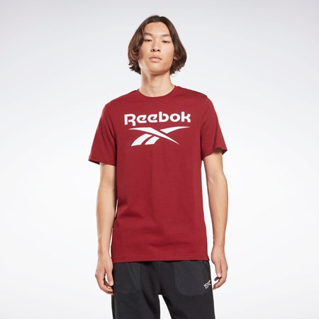 Reebok Reebok Identity Big Logo T-Shirt Bordeaux | ARB257809