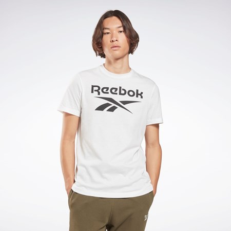 Reebok Reebok Identity Big Logo T-Shirt Hvide | BYR239850