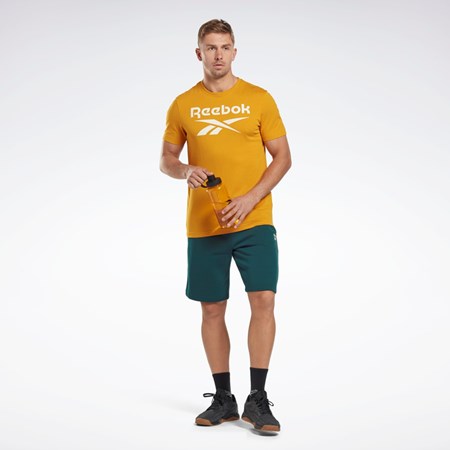 Reebok Reebok Identity Big Logo T-Shirt Bright Ochre | BYZ456290