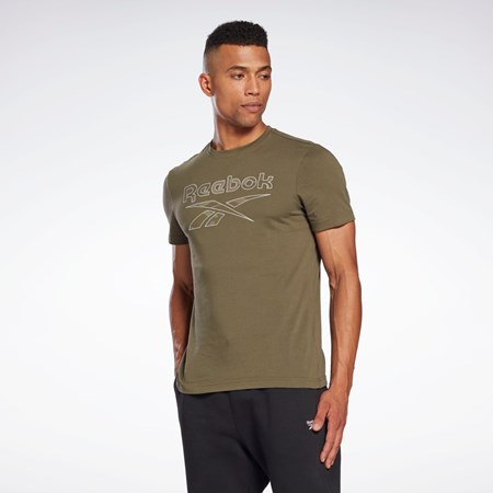 Reebok Reebok Identity Big Logo T-Shirt Grøn | LMI539148