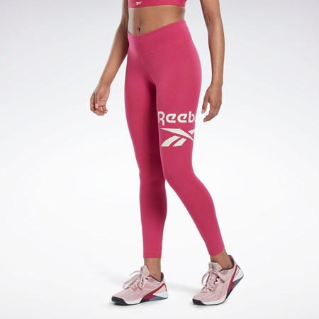 Reebok Reebok Identity Logo Leggings Lyserød | PJT310456