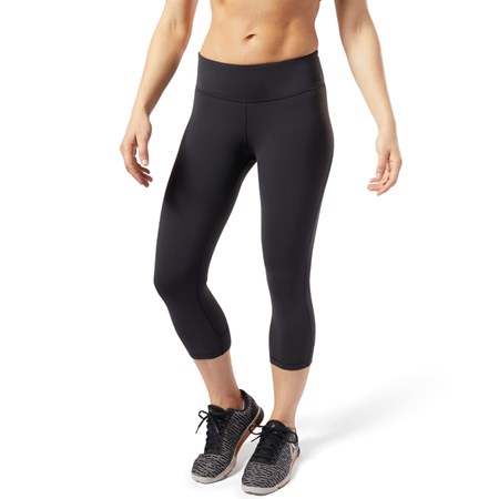 Reebok Reebok Lux 3/4 Length 2 Leggings Sort | FNS548026