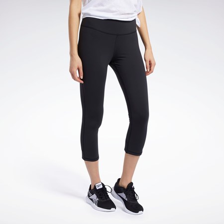 Reebok Reebok Lux 3/4 Length 2 Leggings Sort | NRY927046