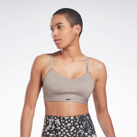 Reebok Reebok Lux Strappy Sports Bra Grå | ECN095874