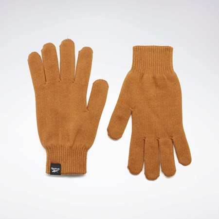 Reebok Sports Essentials Logo Gloves Sepia | RQX841259