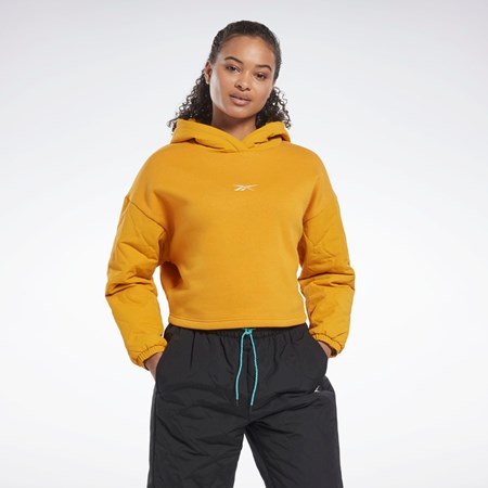 Reebok THERMOWARM+GRAPHENE Hoodie Bright Ochre | EDV516872