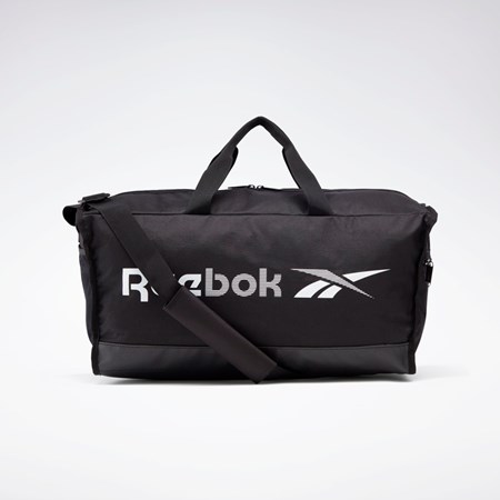 Reebok Trænings Essentials Duffel Bag Medium Sort Hvide | LFE841923