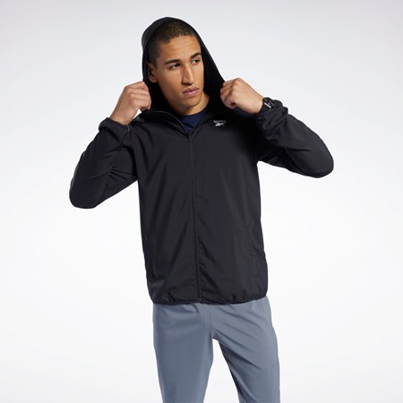 Reebok Trænings Essentials Jacket Sort | XMH602357