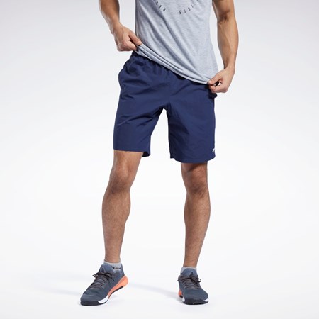 Reebok Trænings Essentials Utility Shorts Mørkeblå | QXN342580