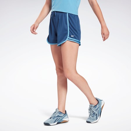 Reebok Workout Ready High-Rise Shorts Blå | DNB754826