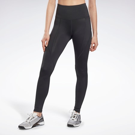 Reebok Workout Ready Pant Program High Rise Leggings Sort | CSL654012