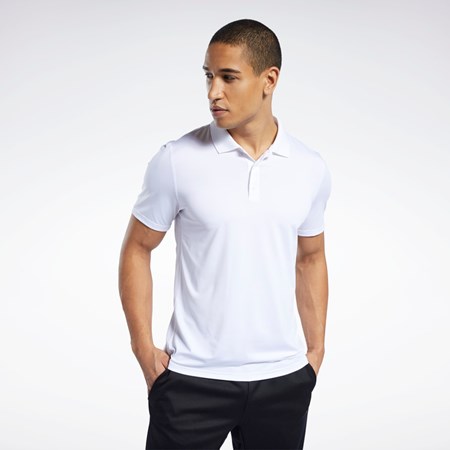 Reebok Workout Ready Polo Shirt Hvide | WZU718092