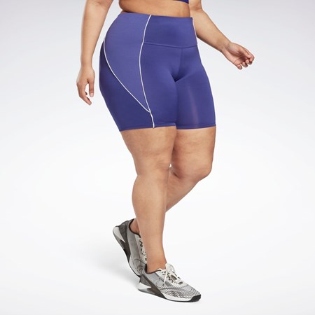 Reebok Workout Ready Poly Shorts (Plus Size) Lilla | EOJ082176