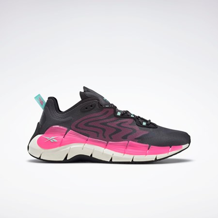 Reebok Zig Kinetica II Shoes Sort Lyserød Mintgrønne | LIC275931